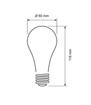 Bec LED, 25W, E27, lumina neutra