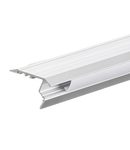 PROFIL ALUMINIU PENTRU BENZI LED FLEXIBILE MONTARE PE TREPTE 2m