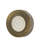 Rama spot fix, rotunda, culoare alama satinata, pentru LML220442SB