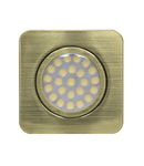 SPOT LED INCASTRABIL, patrat, SMD2835, 3W, 12VDC, 4200K, lumina neutra, IP44