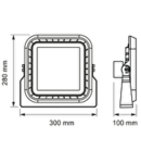 PROIECTOR LED PROFESIONAL 100W DIMABIL 1-10 V DC 5000K IP666