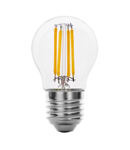 Bec LED filament glob dimabil 4W, E27, 2700K, 220-240V AC