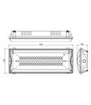 CORP DE ILUMINAT URGENTA CU ACUMULATOR, 5W, 6500K ,IP65