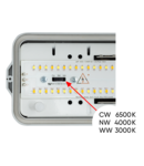 Lampa LED industriala cu senzor 1.5M PC, 220V-240V AC, 55W MAX SMD 2835