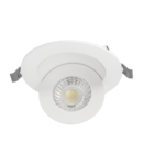 Spot LED downlight 7W 3000K/4200K/6500K, alb, montaj incastrat