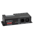 Controller DMX RF pentru iluminat LED RGB/RGBW, 32A, 12-24V DC, IP20