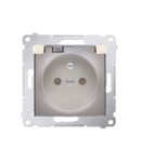 Priza pentru versiunea IP44 cu obturator garnitura de protectie si capac transparent, contine 16 A, 250 V~ 16 A, 250 V~, cleme c