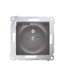 Priza pentru versiunea IP44 cu obturator garnitura de protectie si capac transparent, contine 16 A, 250 V~ 16 A, 250 V~, cleme c