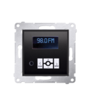 Radio digital cu display, antracit metalic