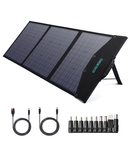 Panou solar pliabil, camping, pescuit, drumetii de 120W, 1 X USB TYPE C / 2 X USB TYPE A SI IESIRE DC, PS-120-3