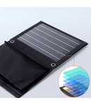 Choetech incarcator solar solar pliabil de calatorie pliabil 22W panou solar 2x USB 5V / 2.4A / 2.1A panou solar (82 x 2