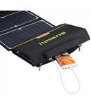 Panou solar portabil camping 18V - 60W, Pyramid, pliabil, cu 1 port USB si iesire DC, adaptoare incarcare laptop, PS-60-2