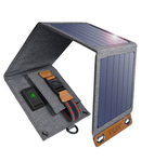 Panou solar Choetech, 14W, pliabil, portabil, camping, drumetii, pescuit, cu 1 port USB, PS-14W