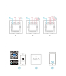 Comutator Wi-Fi Sonoff cu 1 canal, 433 MHz, Semnal RF, Alb, TOEU1C-TX