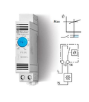 Termostat de racire pentru panou (industrial) - 1 contact, 10 A, Standard, (0...+60)°C, Termostat - Montare pe șina 35 mm (EN 60715), ND (contact normal deschis)