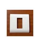 PLACA ORNAMENT PENTRU 1 MODULE, ALB, LEGRAND MOSAIC