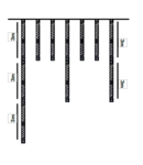 Miniatură Cordon 3 metri pentru perdea multi extensibila  60 leduri lumina calda 6.4w - imaginea 2
