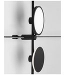 Miniatură Sistem iluminat pe sina  MAGNA Magnetic Wall Structure Nisipiu Negru Aluminiu IP20 Included Driver 120 Wat AC85-265V Output 24V DC - imaginea 3