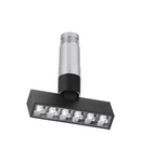 Miniatură Sistem iluminat pe sina  IMAGINE Nisipiu Negru Aluminiu DALI 6W 48V 150mA 443lm Osram CRI>90 UGR<6 Beam Angle 24° 3000K IP20 Rotating & Adjustable & Dimabil Driver Included - imaginea 2