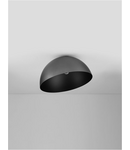 Miniatură Plafoniera  ONIA Inchis Gray Outside & Negru Inside LED E27 1x12Wat 100-240Volt IP20 Fara bec - imaginea 3