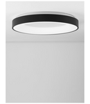 Miniatură Plafoniera  RANDO THIN Nisipiu Negru Aluminiu & Acrylic LED 50 Wat 230 Volt 3250Lm 4000K IP20 - imaginea 7