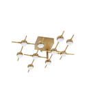 Miniatură Plafoniera  ATOMO Auriu Metal & Acrylic LED 10 x 2.4 Wat 230 Volt 1680Lm 3000K IP20 - imaginea 5