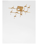 Miniatură Plafoniera  ATOMO Auriu Metal & Acrylic LED 10 x 2.4 Wat 230 Volt 1680Lm 3000K IP20 - imaginea 6