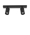 Miniatură Spot  TOD Nisipiu Negru Aluminiu Adjustable LED GU10 2x10 Wat IP20 220-240 Volt Fara bec - imaginea 5