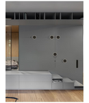 Miniatură Sistem iluminat pe sina  MAGNA Magnetic Wall Structure Nisipiu Negru Aluminiu IP20 Included Driver 60 Wat AC85-265V Output 24V DC - imaginea 4