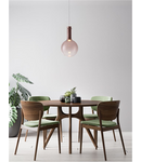 Miniatură Lampa suspendata NOSTOS Brown Sticla & Alb Metal Baza & Champagne LED 6W 220-240V 683Lm 3000K IP20 Dimabil - imaginea 4