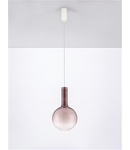 Miniatură Lampa suspendata NOSTOS Brown Sticla & Alb Metal Baza & Champagne LED 6W 220-240V 683Lm 3000K IP20 Dimabil - imaginea 6