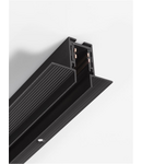 Miniatură Sistem iluminat pe sina  ULTRA SLIM MAGNETIC Nisipiu Negru Aluminiu Magnetic Profile Trimless Recessed Mounted Max Power 300W - imaginea 4