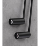 Miniatură Sistem iluminat pe sina  IMAGINE Nisipiu Negru Aluminiu 7W 48V 150mA 917lm Osram CRI>90 UGR<12 Beam Angle 24° 3000K IP20 Adjustable & Rotating Driver Included - imaginea 4