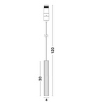 Miniatură Sistem iluminat pe sina  IMAGINE Nisipiu Negru Aluminiu 8W 48V 150mA 593lm Cree CRI>90 UGR<6 Beam Angle 60° 3000K IP20 Driver Included - imaginea 6