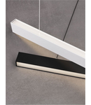 Miniatură Sistem iluminat pe sina  IMAGINE Nisipiu Negru Aluminiu 8W sus - 16W jos 48V 650mA 295lm sus - 737lm jos Osram CRI>90 UGR<6 Beam Angle 60° 3000K IP20 Driver Included - imaginea 4