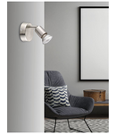 Miniatură Spot  Baza Satin Nickel Metal LED GU10 1x5W IP20 Fara bec - imaginea 4