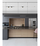 Miniatură Sistem iluminat pe sina  BREDA MAGNETIC Nisipiu Negru Aluminiu 24W DC48V Philips 1165Lm >90 3000K IP20 - imaginea 4