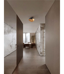 Miniatură Plafoniera  OPSI Nisipiu Negru & Inner Auriu Metal LED E27 1x12Wat 100-240Volt IP20 Fara bec - imaginea 4