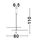 Miniatură Sistem iluminat pe sina  DECORATIVE MAGNETIC Magnetic Linear Structure Nisipiu Negru Aluminiu IP20 Included Driver 100 Wat AC220-240V Output 24V DC - imaginea 3
