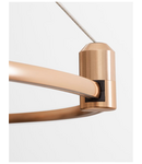 Miniatură Sistem iluminat pe sina  DECORATIVE MAGNETIC Magnetic Circular Structure Satin Auriu Aluminiu IP 20 Included Driver 60 Wat AC220-240V Output 24V DC - imaginea 2