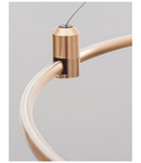 Miniatură Sistem iluminat pe sina  DECORATIVE MAGNETIC Magnetic Circular Structure Satin Auriu Aluminiu IP 20 Included Driver 60 Wat AC220-240V Output 24V DC - imaginea 3