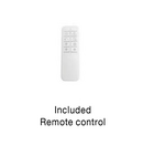 Miniatură Plafoniera  CLEA Nisipiu Negru Aluminiu & Acrylic LED 58W 220-240V 3455Lm IP20 Included Remote Control Schimbare temperatura de culoare si reglare intensitate luminoasa - imaginea 3