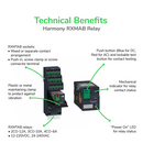 Miniatură Releu Conectabil Miniatura, Zelio Rxm, 4 C/O, 230 V C.A., 6 A - imaginea 3