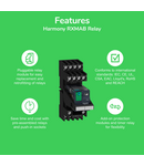 Miniatură Releu Conectabil Miniatura, Zelio Rxm, 4 C/O, 230 V C.A., 6 A - imaginea 4