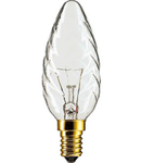 BEC INCANDESCENT - Deco 60W E14 BW35 CL