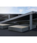 Miniatură Element montaj panou fotovoltaic pentru acoperis plat tip terasa – suport tip U - imaginea 5
