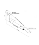 Miniatură Element montaj panou fotovoltaic pentru acoperis plat tip terasa – suport tip U - imaginea 6