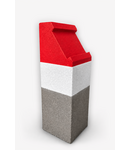Miniatură Borna beton pentru LES ( linii electrice subterane) de 20Kv/30Kv/110Kv 70x20x20 - imaginea 3