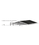 Miniatură Element montaj panou fotovoltaic pentru acoperis plat tip terasa – suport tip U - imaginea 7