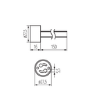 Miniatură Suport pentru sursele de lumina HLDR-GZ10 HLDR-GZ10 - imaginea 2